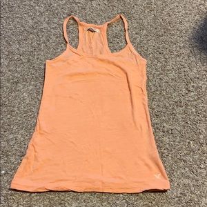 Orange fitted tank top